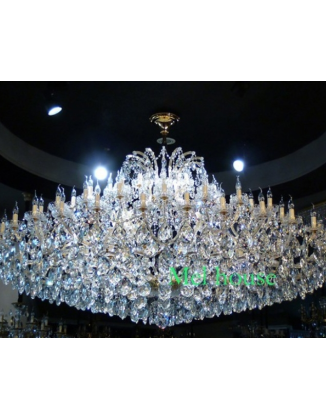 Living room crystal chandelier dining room bedroom lights European luxury atmosphere villa hall