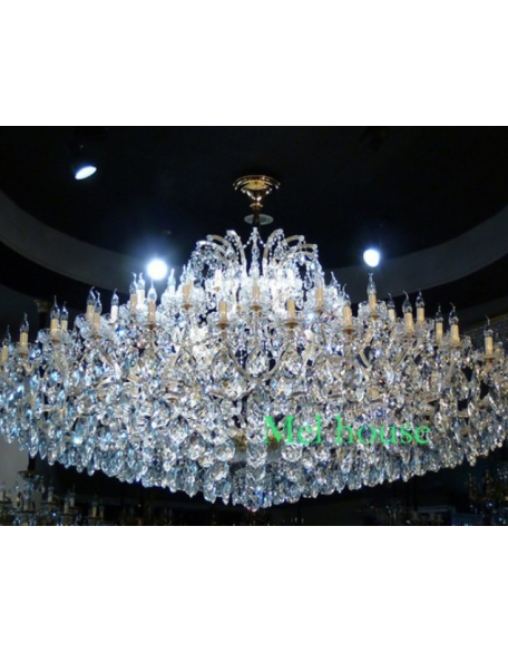 Living room crystal chandelier dining room bedroom lights European luxury atmosphere villa hall