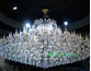 Living room crystal chandelier dining room bedroom lights European luxury atmosphere villa hall